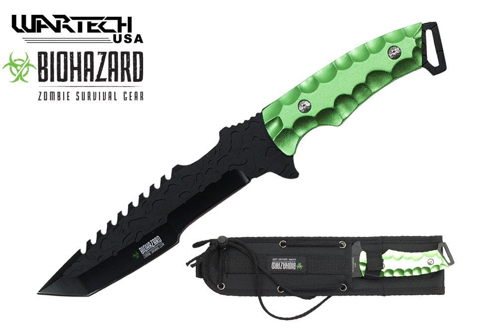 Bioharzard Full Tang Zombie Survival Hunting Knife
