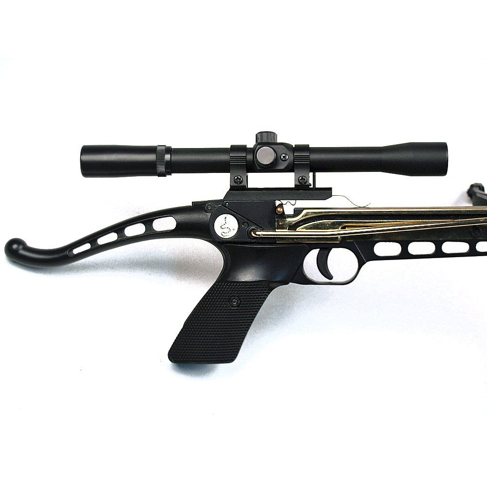 Cobra System Self Cocking Tactical Crossbow, 80-Pound (Scope with 39 Arrows and 2 Strings)