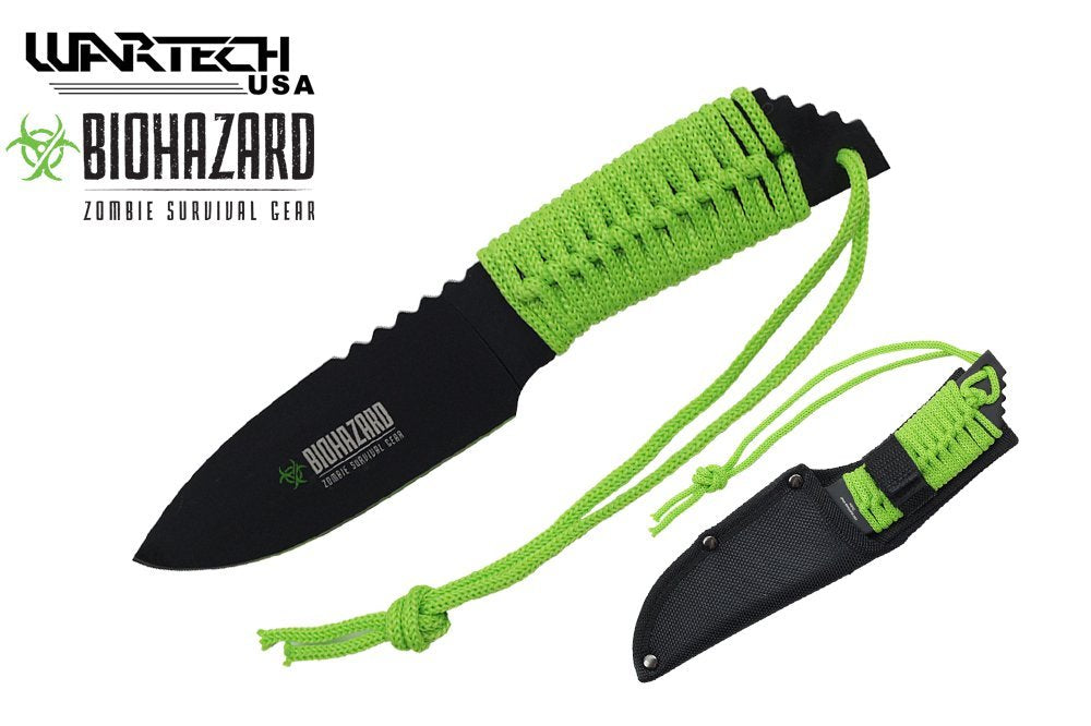 Bioharzard Full Tang Zombie Survival Hunting Knife