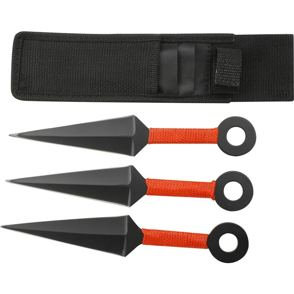 BladesUSA TK-008-3 Throwing Knife Set 8-Inch Overall