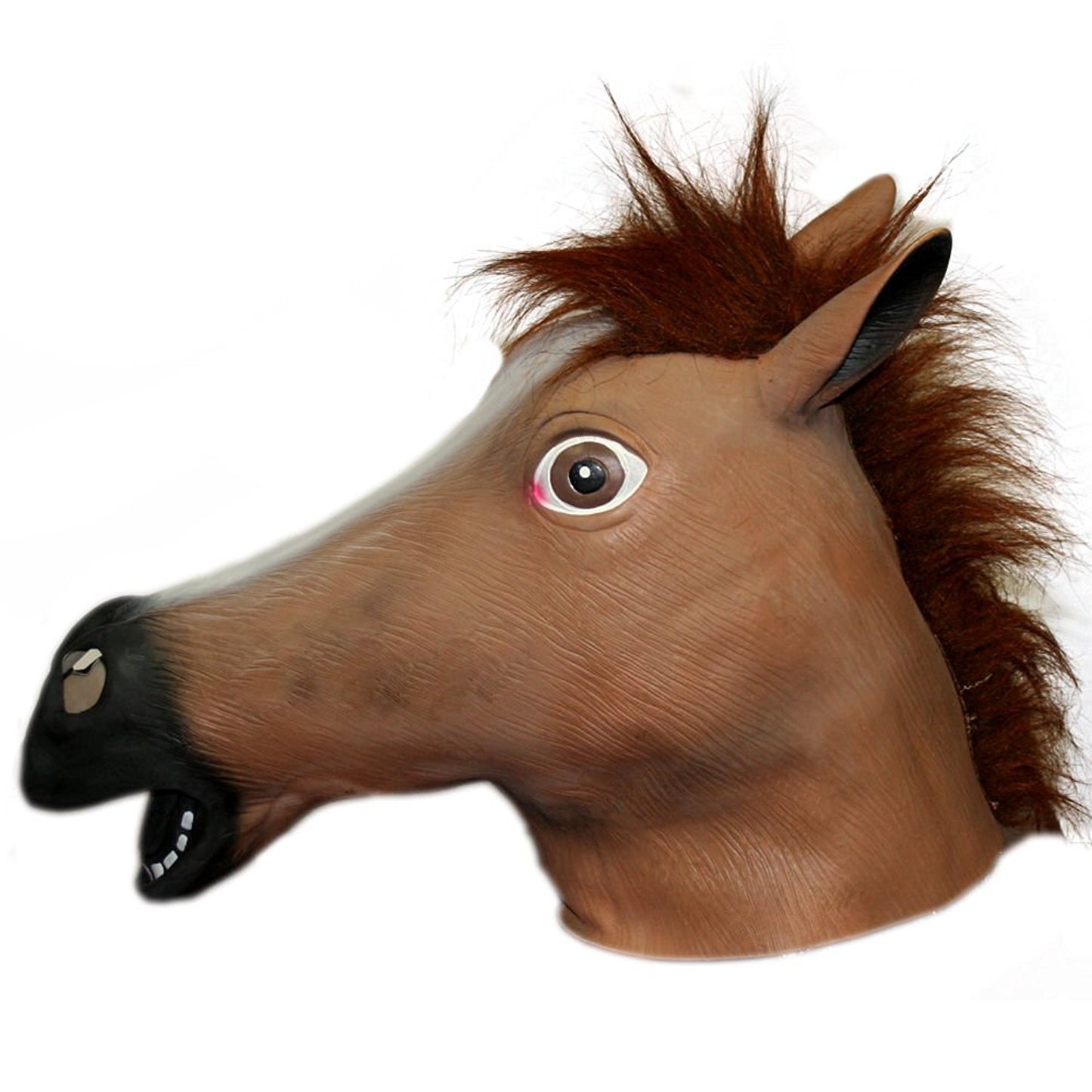 Horse Head Mask Creepy Halloween Costume Theater Prop Novelty