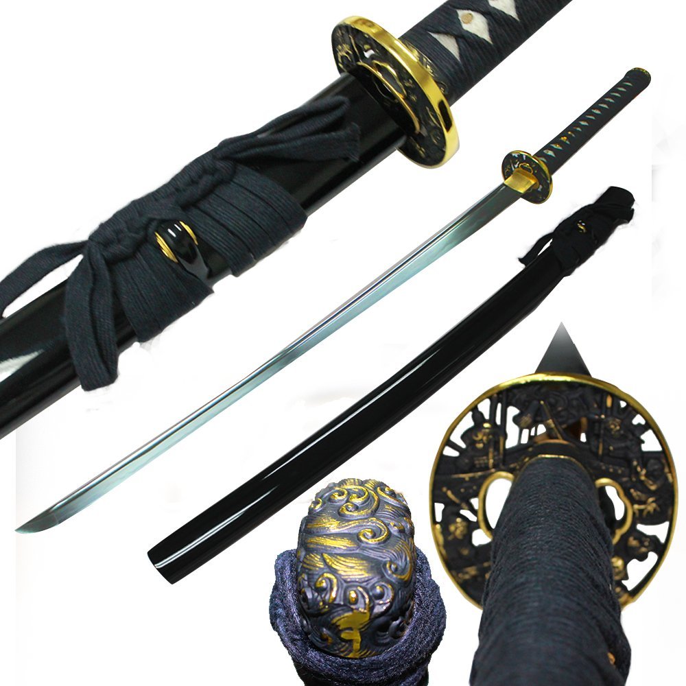 Musashi - 1060 Carbon Steel - Clay Tempered Samurai Sword