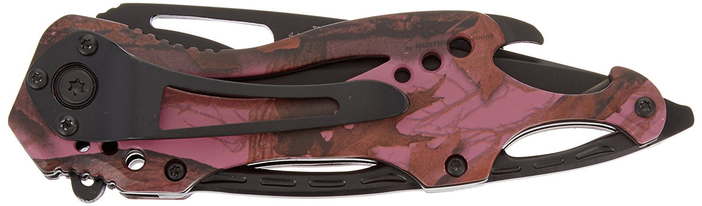 TAC Force TF-705 Series Assisted Opening Tactical Folding Knife, Half-Serrated Blade, 4-1/2-Inch Closed