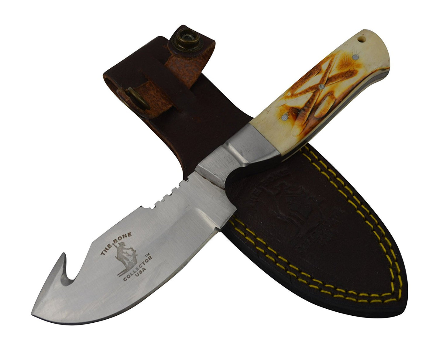 The Bone Collector 3 Hunting Knife Gift Set Fixed Blade Skinning Knives Full Tang Skinner Survival Knife