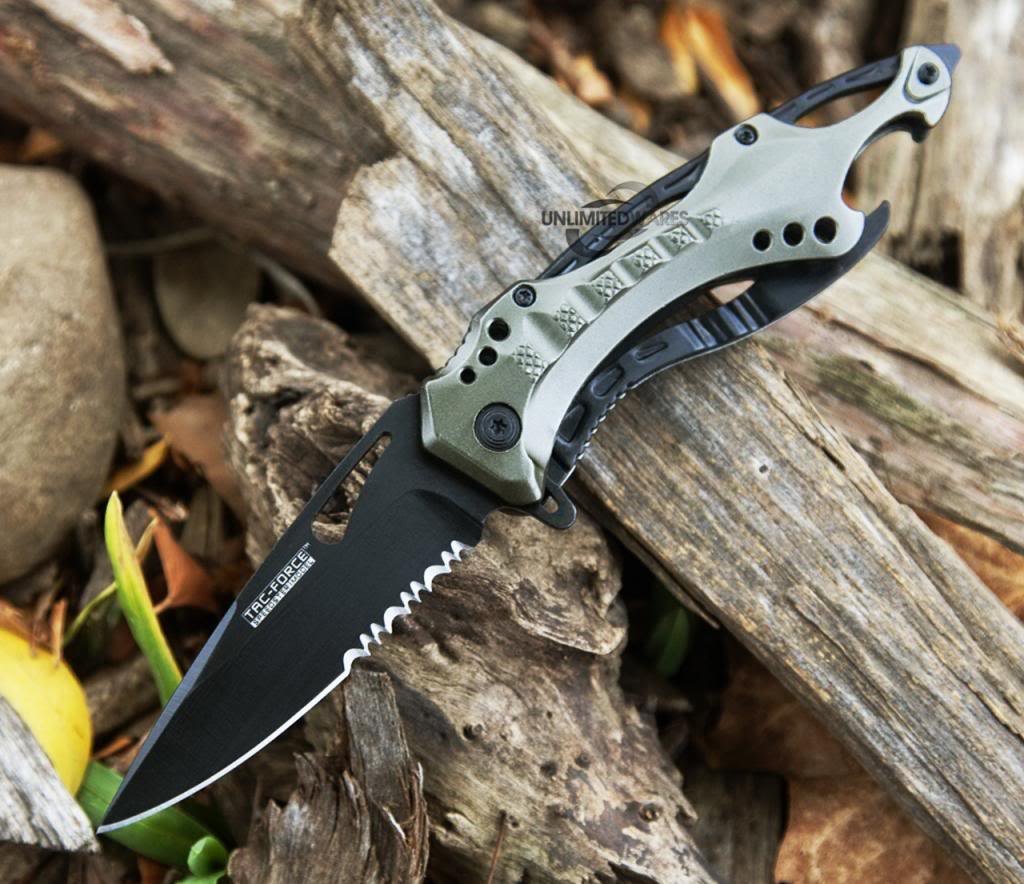 Tactical Assisted Opening Folding Knife Grey 4.5-Inch Closed