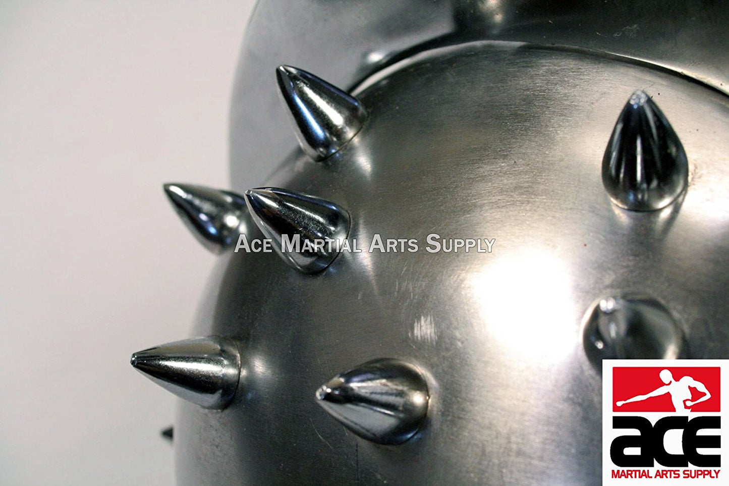 Roman Gladiator Maximus Helmet w/ Spikes Armor Costume With Stand