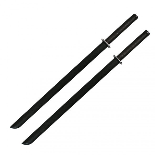 LEONARDO DUAL NINJA SWORDS W/ BACK CARRYING SCABBARD - SparringGearSet.com - 2