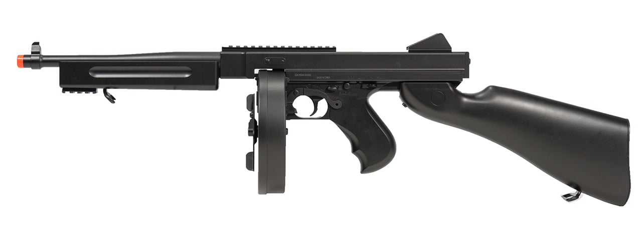 M811 DOUBLE EAGLE M1A1 AEG AIRSOFT TOMMY GUN RIFLE (BLACK)