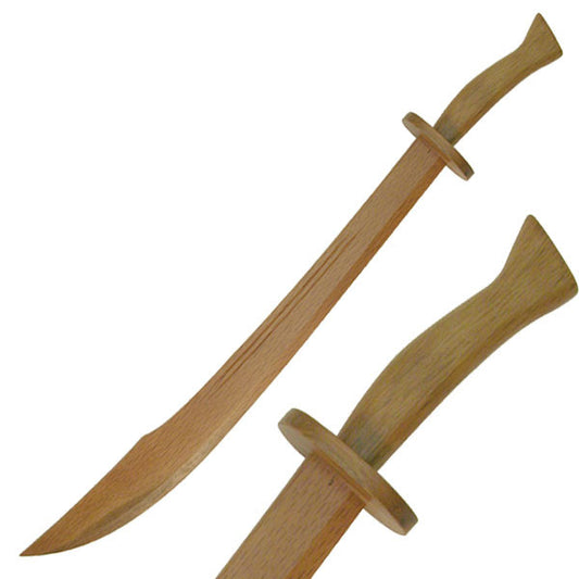 33" Wooden Kung Fu Board Sword - SparringGearSet.com