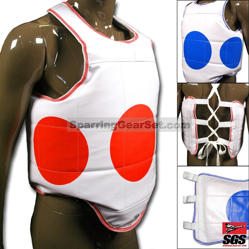 Reversible Chest Guard Dot - SparringGearSet.com - 1