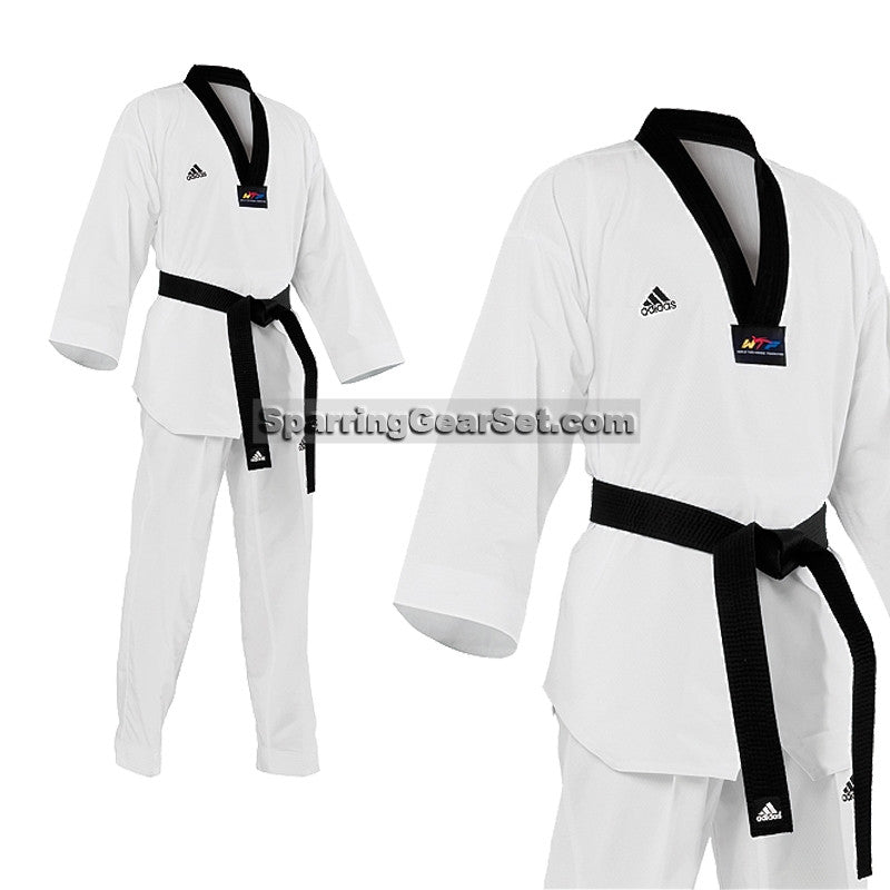 Adidas Fighter TKD Uniform - SparringGearSet.com - 1