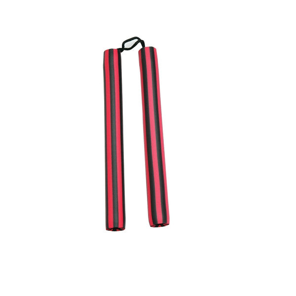 Foam Padded Nunchaku, Red/Black - SparringGearSet.com