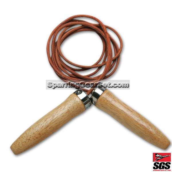 Leather Jump Rope - SparringGearSet.com