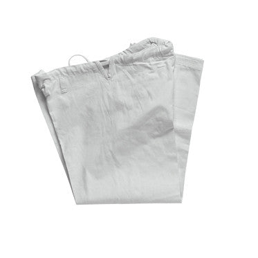 12oz HEAVY WEIGHT KARATE PANTS WHITE - SparringGearSet.com