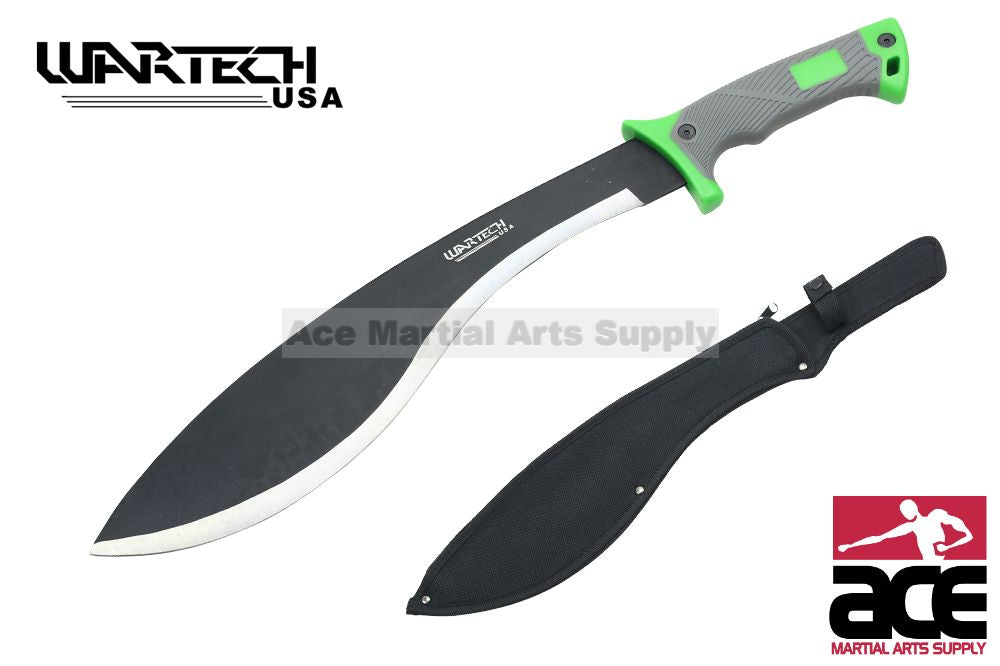 21" Full Tang Combat Kukuri Rubber Handle With Sheath