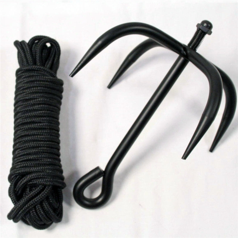 Ninja Folding Grappling Hook with Rope