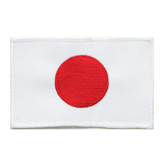 JAPAN FLAG PATCH "White Border" - SparringGearSet.com