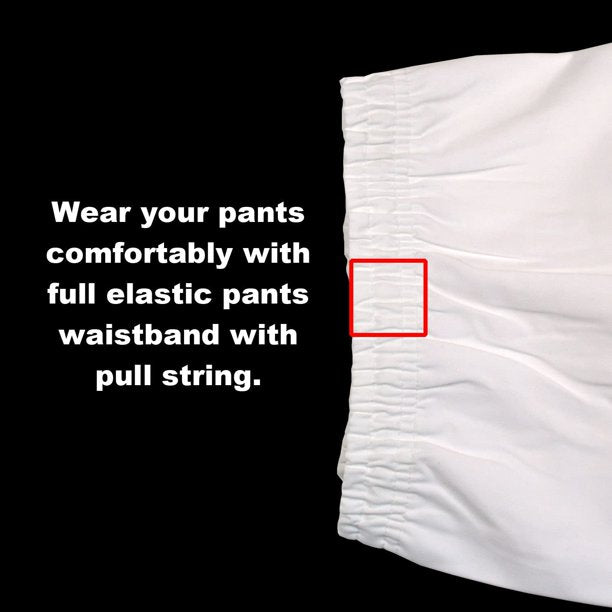 Student Taekwondo Uniform - White w/ White Lapel