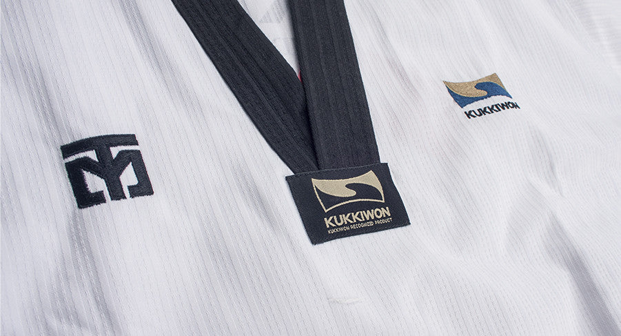 MOOTO KUKKIWON BLACK V NECK TAEKWONDO UNIFORM - SparringGearSet.com - 3