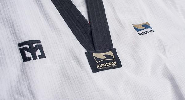 MOOTO KUKKIWON BLACK V NECK TAEKWONDO UNIFORM