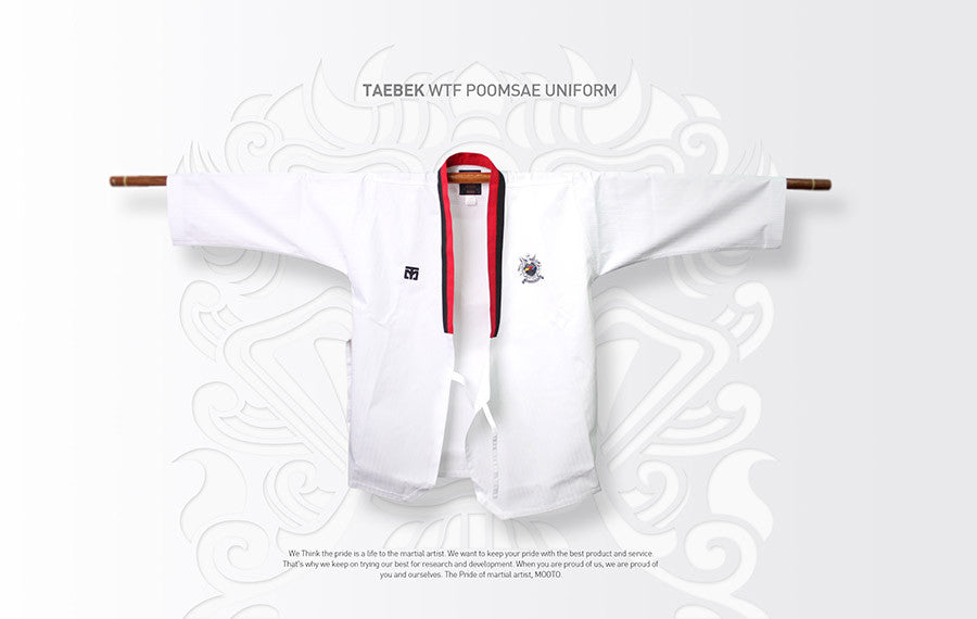 Mooto POOM FEMALE TAEBEK POOMSAE UNIFORM - SparringGearSet.com - 2