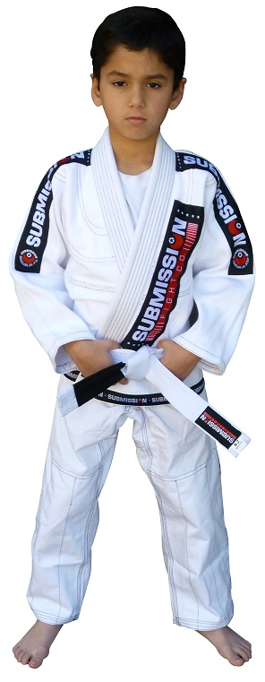 Submission Kids Jiu-Jitsu Gi White
