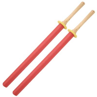 Set of 2 Foam Padded Training Swords Shinai Bokken New