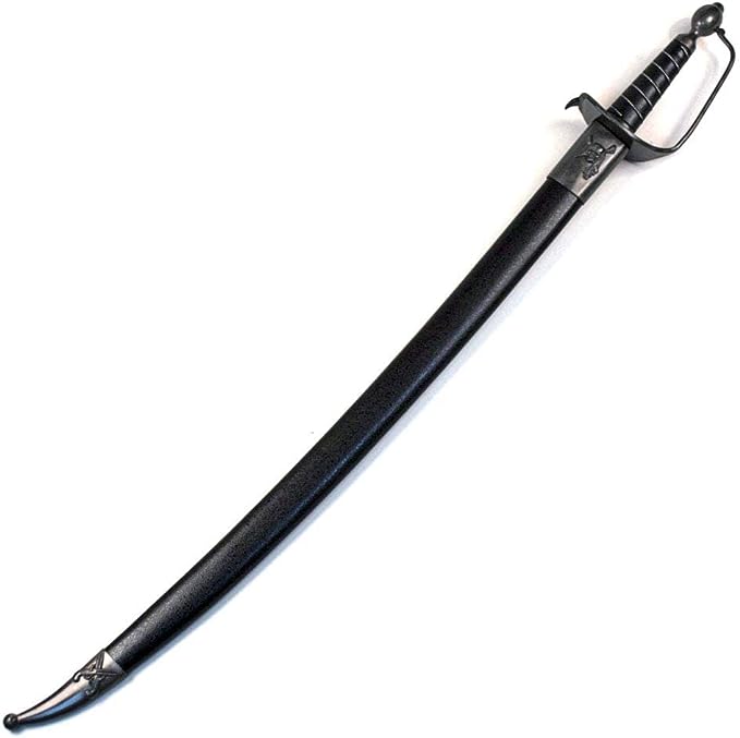 Classic Caribbean Pirate Cutlass Sword Bow Guard, 35-Inch