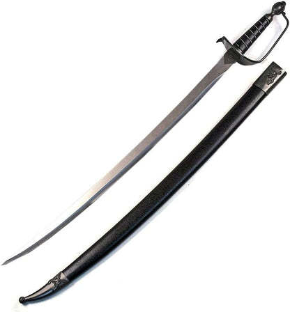 Classic Caribbean Pirate Cutlass Sword Bow Guard, 35-Inch