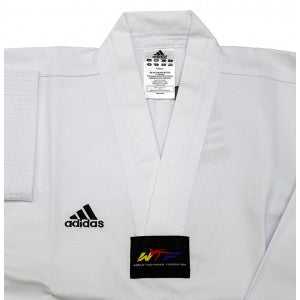 Adidas Adi-Start Taekwondo Uniform, White Lapel