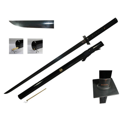 Ninja Sword Hand Honed Katana - Chrome Full Tang