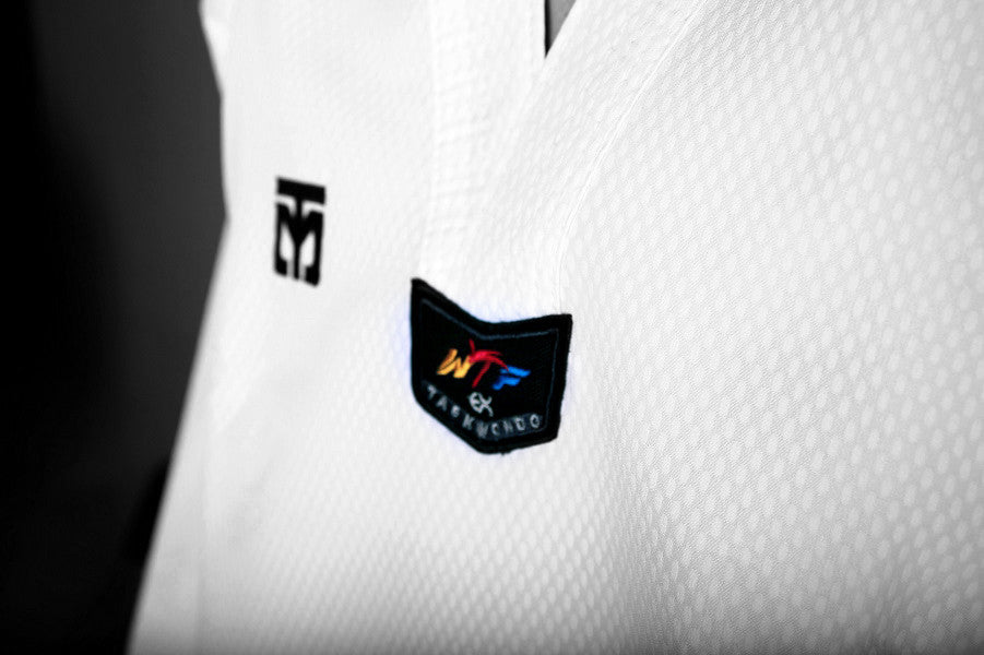 Mooto S5 EXTRA WHITE V NECK TAEKWONDO UNIFORM - SparringGearSet.com - 3