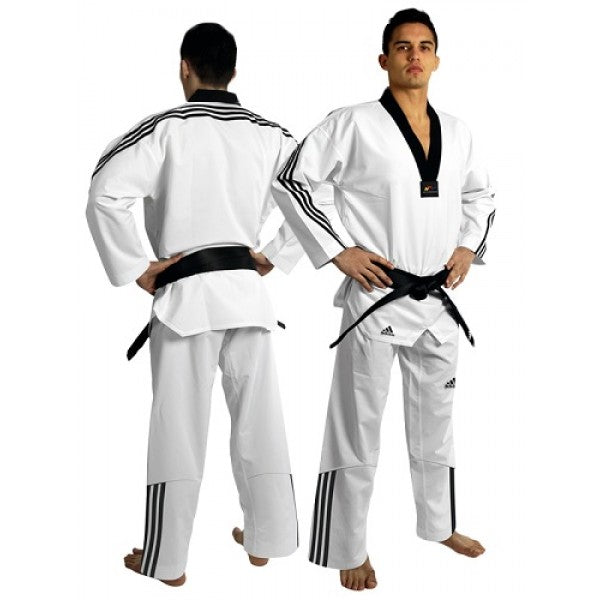 ADIDAS ADI-FLEX II TAEKWONDO UNIFORM WITH 3 STRIPE