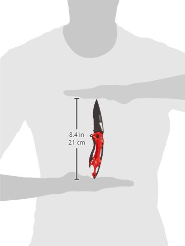 TAC Force TF-705 Series Assisted Opening Tactical Folding Knife, Half-Serrated Blade, 4-1/2-Inch Closed
