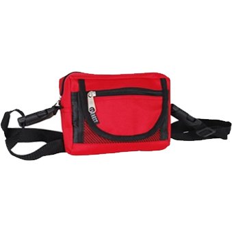 Everest Bags Mini Waist Pouch/Shoulder Bag Waist & Fanny Packs, Red
