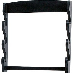 Ace Martial Arts Supply Katana Sword Wall Display Stand Rack (3-Tier)