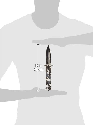 TAC Force TF-710 Series Liner Lock Assisted Opening Folding Knife, Two-Tone Half-Serrated Blade, 5-Inch Closed