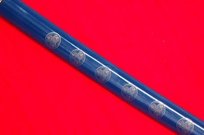 42" Blue Japanese Shogun Tachi Ceremonial Samurai Kanata Steel Sword