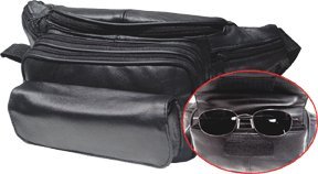 Fanny Pack -Black Leather--3075