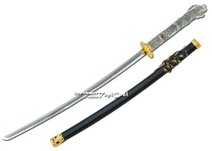 4 Pcs Highlander 1 Samurai Katana Sword Set Open Mouth