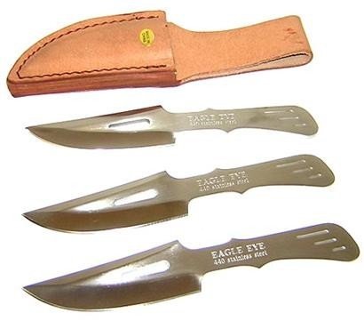 BladesUSA YD-360S3 Throwing Knife Set 6-Inch Overall