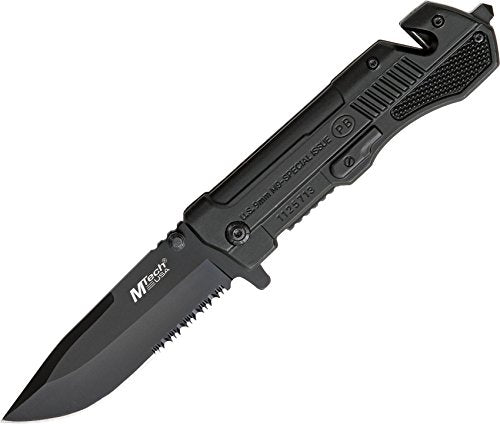 MTECH USA MT-456B Tactical Folding Knife 4.5-Inch Closed