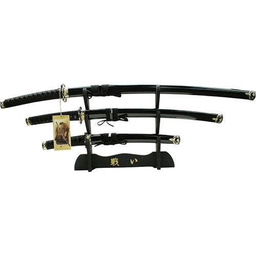 Black Samurai Sword Set