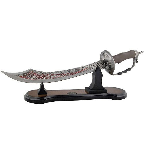Pirate Cutlass Sword Buccaneer with Display Stand