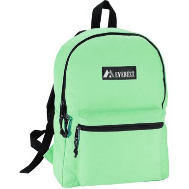Everest Bags Classic Style Backpack School Backpacks, Lime