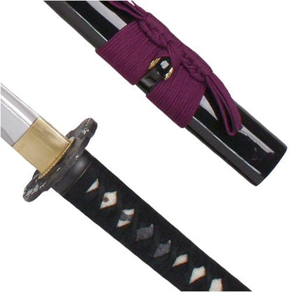 Samurai Sword Full Tang Purple Sakura ITO Katana Model 451
