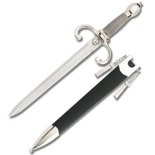 Renassaince Main Gauche Dagger Medieval Sword w/ Ring