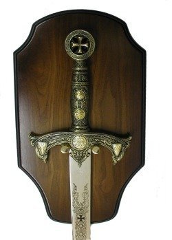 Knight's Templar Sword with Display