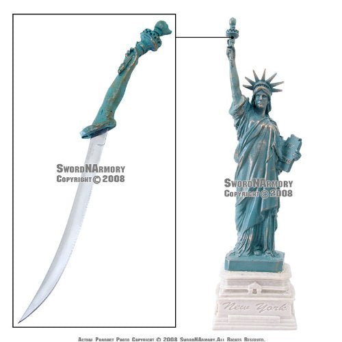 12" Tall Statue of Liberty Letter Opener New Great Gift