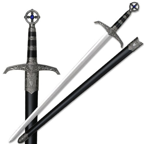 Trademark 37-Inch Detailed Robin Hood Sword with Hard Scabbard